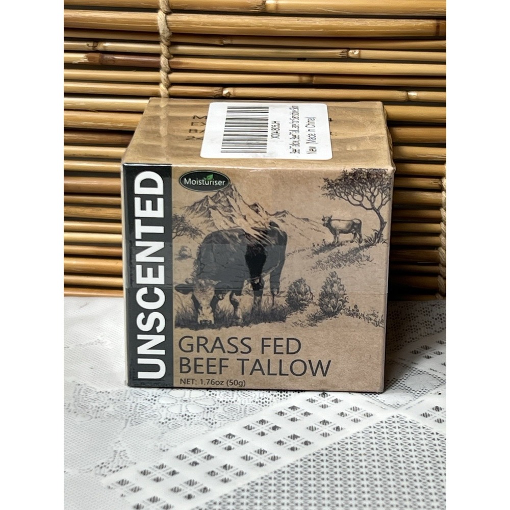 Grass Fed Beef Tallow Unscented Net 1.76 Oz
